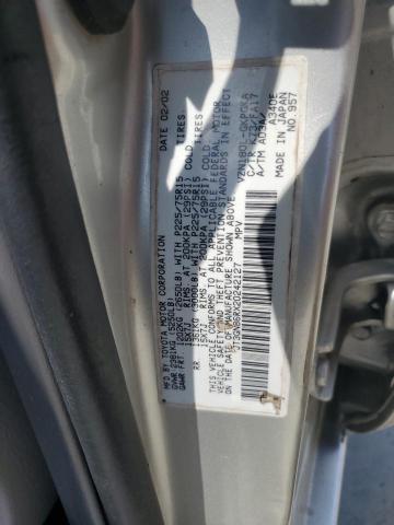 JT3GN86RX20242127 - 2002 TOYOTA 4RUNNER SR5 银色 照片 12