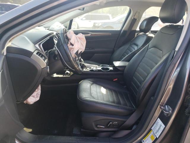 3FA6P0H95DR358876 - 2013 FORD FUSION SE GRAY photo 7