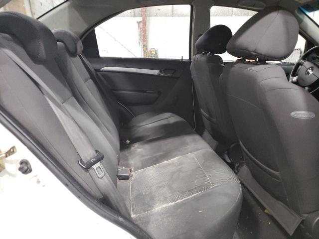 KL1TD56627B056506 - 2007 CHEVROLET AVEO BASE WHITE photo 10