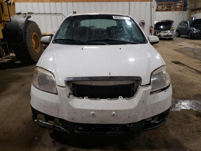 KL1TD56627B056506 - 2007 CHEVROLET AVEO BASE WHITE photo 5