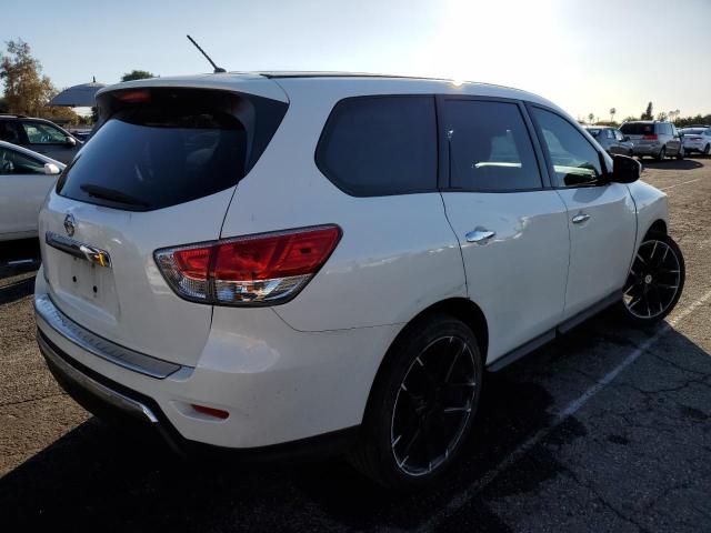 5N1AR2MN2DC685727 - 2013 NISSAN PATHFINDER S WHITE photo 3