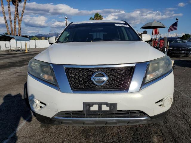5N1AR2MN2DC685727 - 2013 NISSAN PATHFINDER S WHITE photo 5