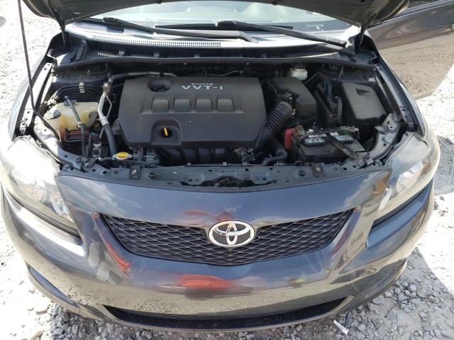 2T1BU4EE6AC402797 - 2010 TOYOTA COROLLA BASE CHARCOAL photo 11