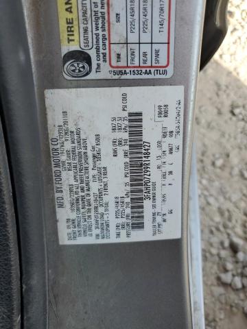 3FAHP07Z99R148427 - 2009 FORD FUSION SE GOLD photo 12