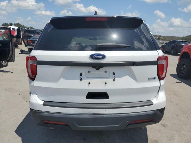 1FM5K8AR5KGB43785 - 2019 FORD EXPLORER POLICE INTERCEPTOR WHITE photo 6