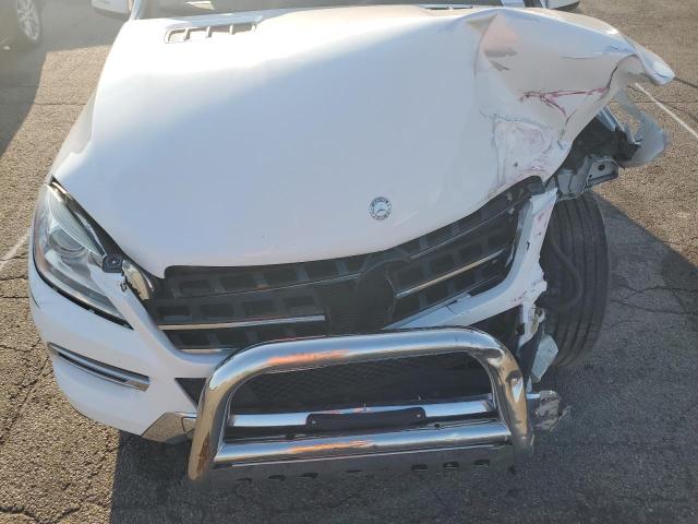 4JGDA5HB7FA473118 - 2015 MERCEDES-BENZ ML 350 4MATIC WHITE photo 12