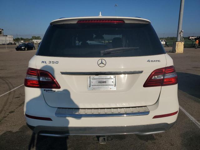 4JGDA5HB7FA473118 - 2015 MERCEDES-BENZ ML 350 4MATIC WHITE photo 6