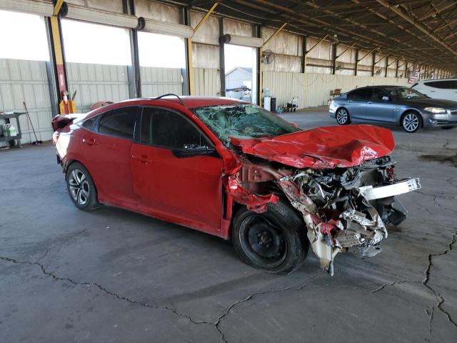 2HGFC2F50GH569213 - 2016 HONDA CIVIC LX Կարմիր լուսանկար 4