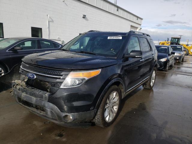 1FM5K8F86FGA36153 - 2015 FORD EXPLORER LIMITED BLACK photo 2