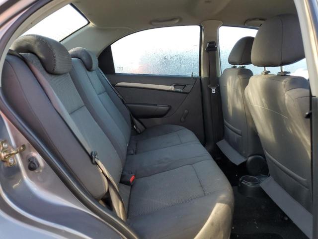 KL1TD56697B111517 - 2007 CHEVROLET AVEO BASE GRAY photo 10