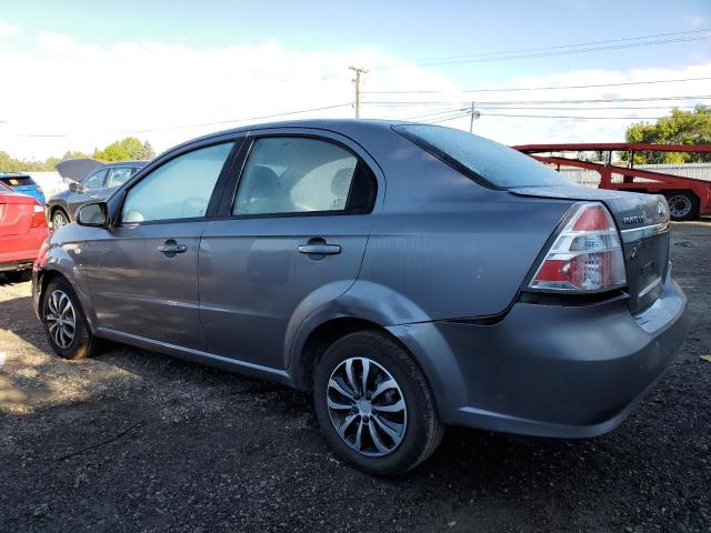 KL1TD56697B111517 - 2007 CHEVROLET AVEO BASE GRAY photo 2
