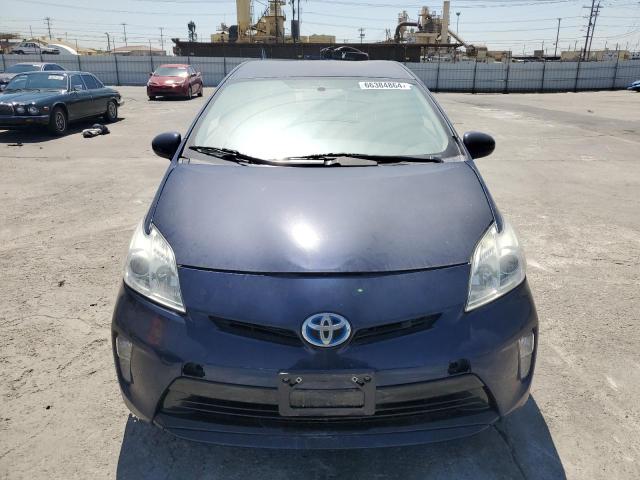 JTDKN3DU6C1588428 - 2012 TOYOTA PRIUS BLUE photo 5