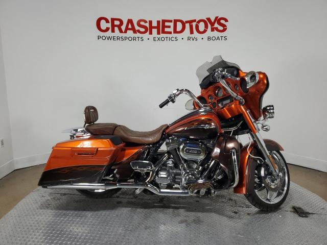 1HD1PZ814CB950628 - 2012 HARLEY-DAVIDSON FLHXSE3 CVO STREET GLIDE ORANGE photo 1