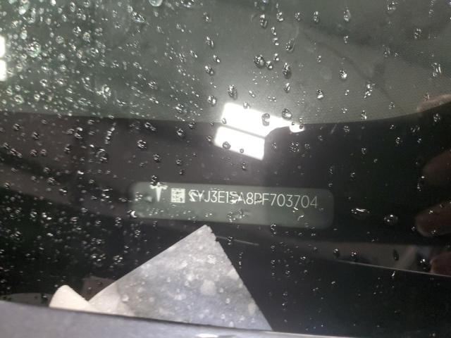 5YJ3E1EA8PF703704 - 2023 TESLA MODEL 3 Графитовый фото 12