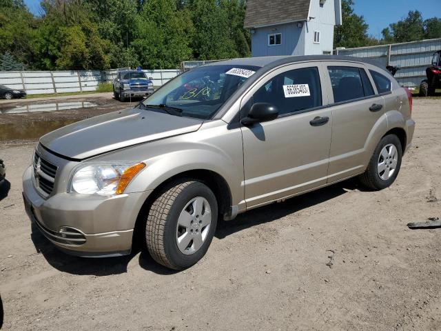 1B3HB28C49D151583 - 2009 DODGE CALIBER SE TAN photo 1