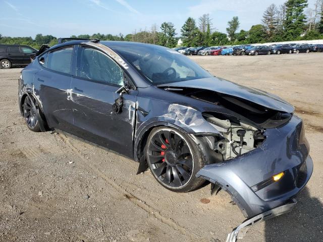 7SAYGDEF8NF546690 - 2022 TESLA MODEL Y GRAY photo 4