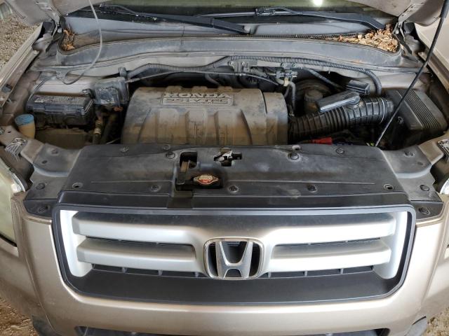 5FNYF28576B049476 - 2006 HONDA PILOT EX TAN photo 12