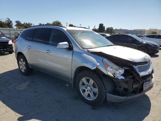 1GNKRGED7CJ183793 - 2012 CHEVROLET TRAVERSE LT 银色 照片 4