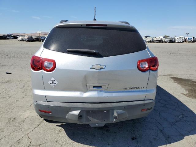 1GNKRGED7CJ183793 - 2012 CHEVROLET TRAVERSE LT 银色 照片 6