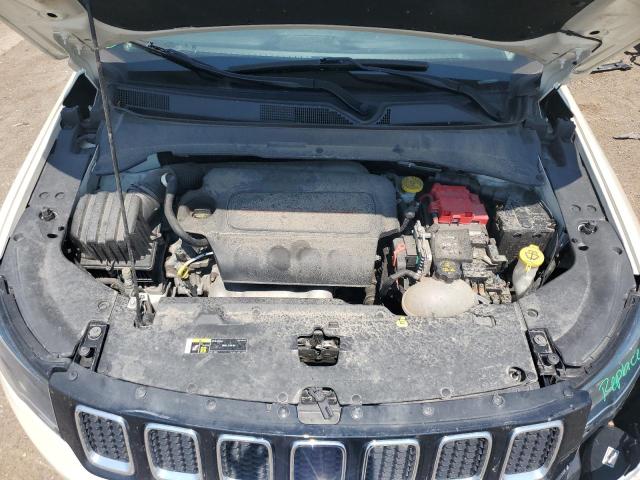 3C4NJDCB5LT167503 - 2020 JEEP COMPASS LIMITED WHITE photo 12