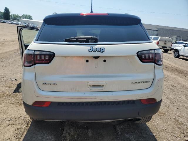 3C4NJDCB5LT167503 - 2020 JEEP COMPASS LIMITED WHITE photo 6