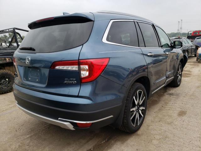 5FNYF6H00KB031147 - 2019 HONDA PILOT ELITE BLUE photo 3