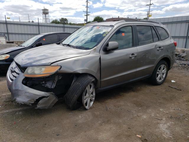 5XYZHDAG5BG076197 - 2011 HYUNDAI SANTA FE SE GRAY photo 1