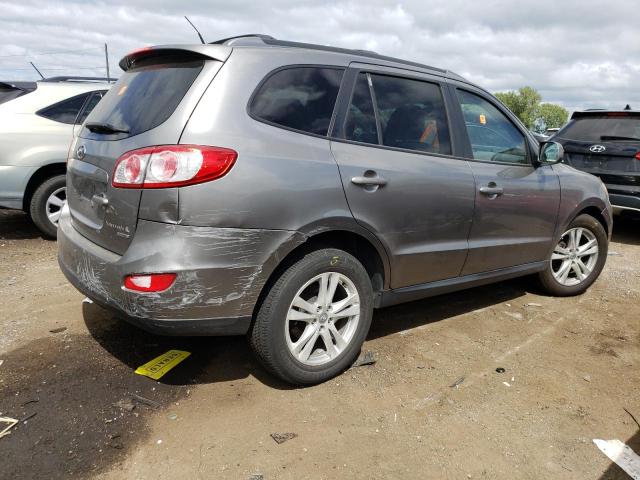 5XYZHDAG5BG076197 - 2011 HYUNDAI SANTA FE SE GRAY photo 3