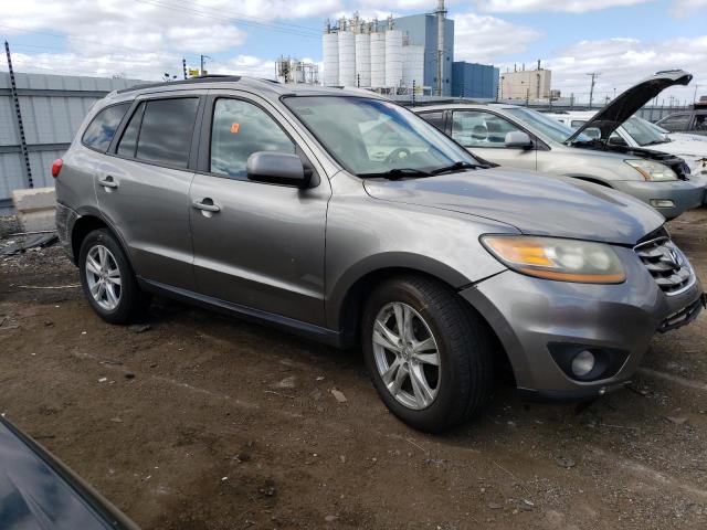 5XYZHDAG5BG076197 - 2011 HYUNDAI SANTA FE SE GRAY photo 4