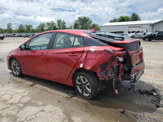 JTDKARFU7H3530772 - 2017 TOYOTA PRIUS 红色 照片 2