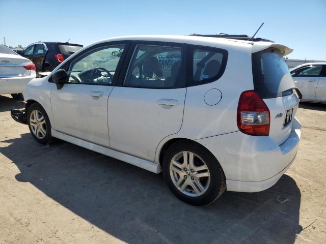 JHMGD38647S041550 - 2007 HONDA FIT S WHITE photo 2