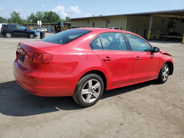 3VW2K7AJ5CM372421 - 2012 VOLKSWAGEN JETTA BASE RED photo 3