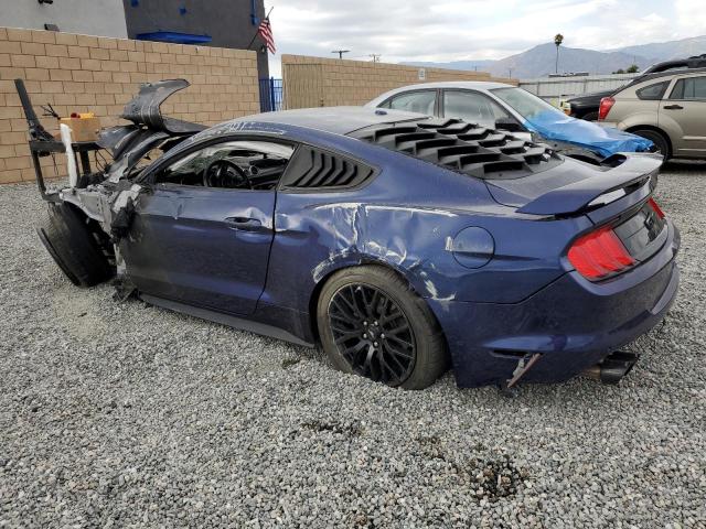 1FA6P8CF3J5104965 - 2018 FORD MUSTANG GT BLUE photo 2