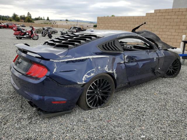 1FA6P8CF3J5104965 - 2018 FORD MUSTANG GT BLUE photo 3