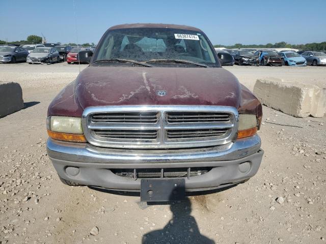 1D7HL48X03S143001 - 2003 DODGE DAKOTA QUAD SLT BURGUNDY photo 5