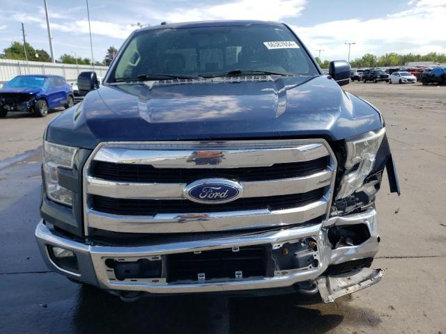 1FTEW1EG6GKD12211 - 2016 FORD F150 SUPERCREW BLUE photo 5