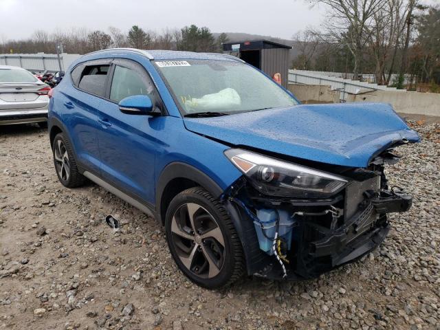 KM8J3CAL7JU793499 - 2018 HYUNDAI TUCSON SPORT BLUE photo 1