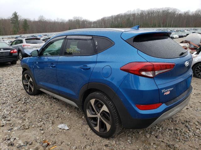 KM8J3CAL7JU793499 - 2018 HYUNDAI TUCSON SPORT BLUE photo 3