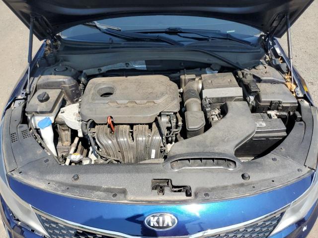 5XXGU4L33JG197567 - 2018 KIA OPTIMA EX BLUE photo 11