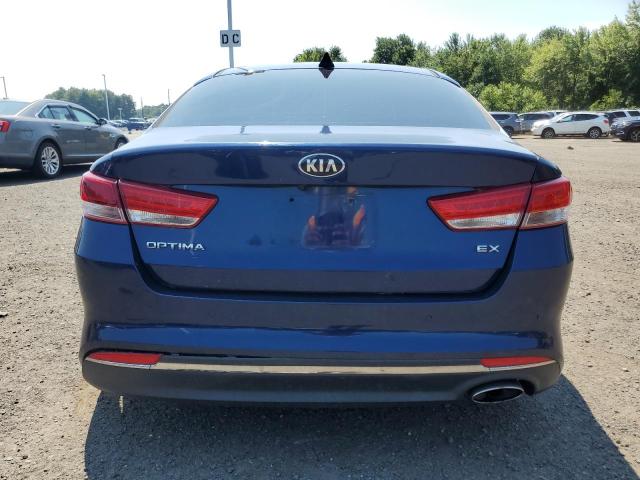5XXGU4L33JG197567 - 2018 KIA OPTIMA EX BLUE photo 6