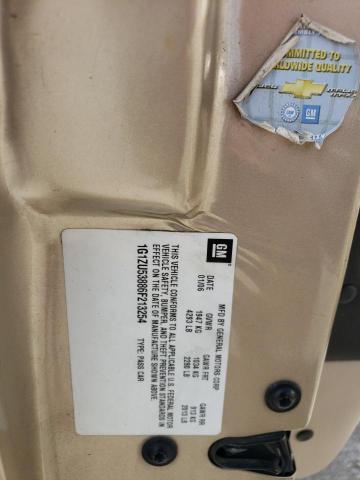 1G1ZU53886F213254 - 2006 CHEVROLET MALIBU LTZ ოქროსფერი ფოტო 13