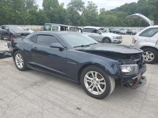 2G1FA1E35E9245608 - 2014 CHEVROLET CAMARO LS BLUE photo 4