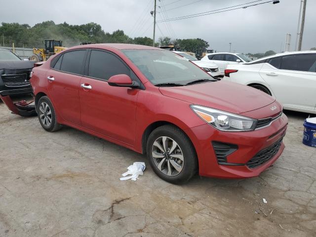 3KPA24AD5PE577079 - 2023 KIA RIO LX RED photo 4