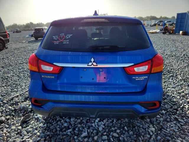 JA4AP3AU0JU004637 - 2018 MITSUBISHI OUTLANDER ES BLUE photo 6