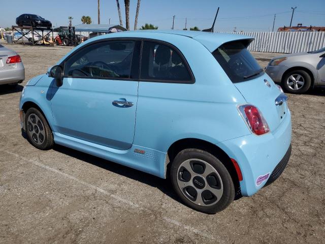 3C3CFFGE4HT647973 - 2017 FIAT 500 ELECTRIC BLUE photo 2