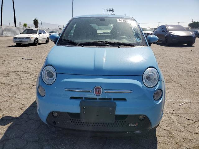 3C3CFFGE4HT647973 - 2017 FIAT 500 ELECTRIC BLUE photo 5