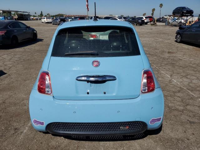 3C3CFFGE4HT647973 - 2017 FIAT 500 ELECTRIC BLUE photo 6