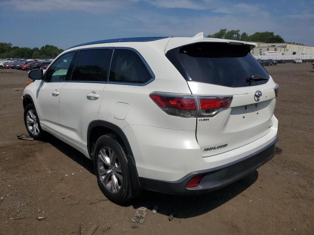 5TDJKRFH1FS207891 - 2015 TOYOTA HIGHLANDER XLE 白色 照片 2