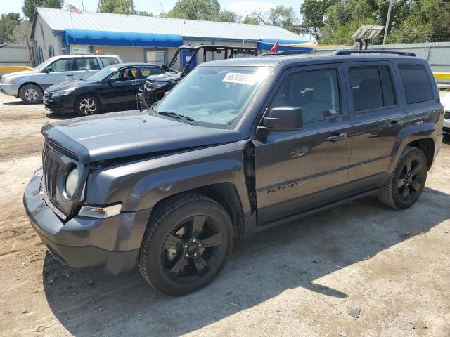 1C4NJPBA0ED849241 - 2014 JEEP PATRIOT SPORT GRAY photo 1