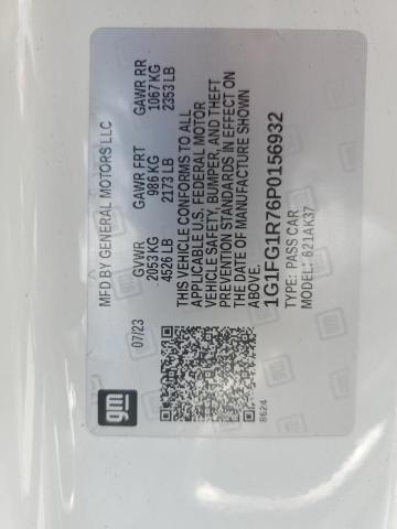 1G1FG1R76P0156932 - 2023 CHEVROLET CAMARO SS Beyaz fotoğraf 13